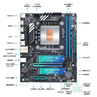 尔5英板载CPU套装i7-12700H i9-2900H i5-1200H正理式版处i7-1270