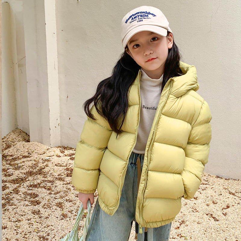儿童轻薄羽绒服女款童装男款冬季女童极寒加厚冬装男大童薄绒外套
