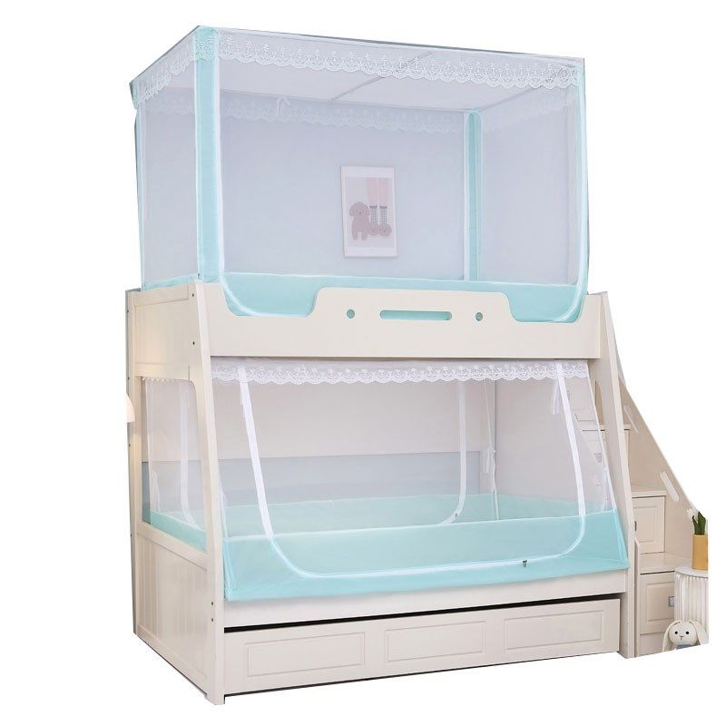 子母床蚊帐上铺1.2m梯形下铺1.5m双层床家用高低床儿童上下床蚊帐,床上用品,蚊帐,淘宝优惠券,粉丝福利购,淘宝优惠卷