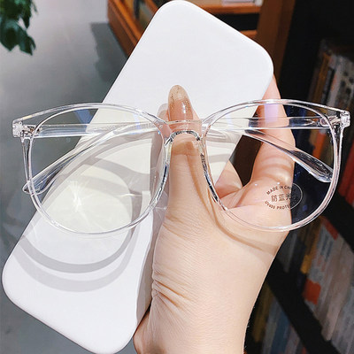 速发Transparent Computer Glasses Frame Women Men Anti Blue L