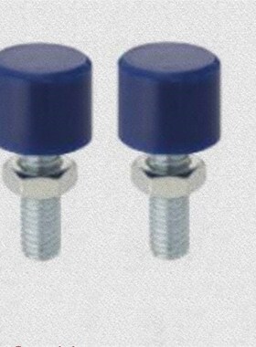 螺纹端内六角孔型聚氨酯缓冲螺丝 挡块胶止动螺丝UNBH3 4 5 6 10