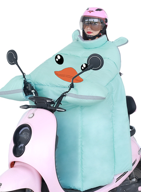 冬季电动c车挡风被爱加防绒季踏板加可厚防寒21999水电瓶车春秋冬