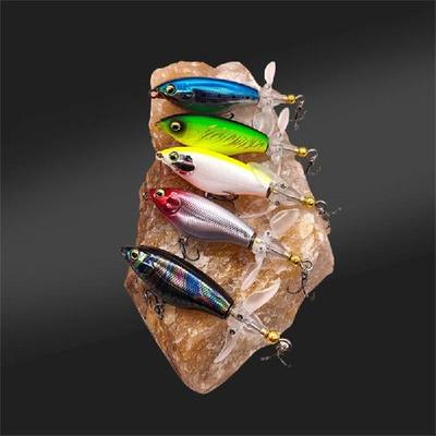 厂家Fishing Lures Wobble Rotating Metal Vib Vibration Bait