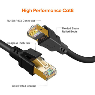 40Gbps 厂家CableCreation 2000MHz EtherEnet Cable RJ45 Cat