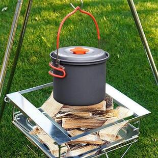 13L Outdoor Pot Cookware Hanging Tableware 新品 Camping