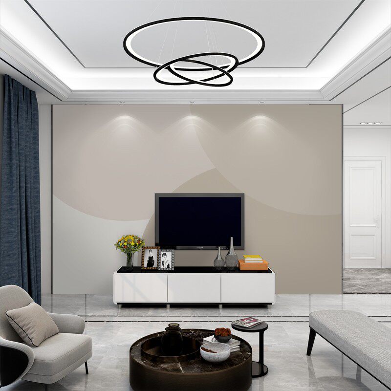 简约电视背景墙壁画2022新款自粘墙贴壁纸几何墙布影视墙客厅壁布