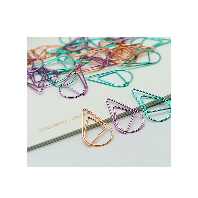 Free shipping 50 pcs/lot paperclips colorful binder clips of 电子元器件市场 外设配件 原图主图