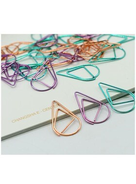 Free shipping 50 pcs/lot paperclips colorful binder clips of