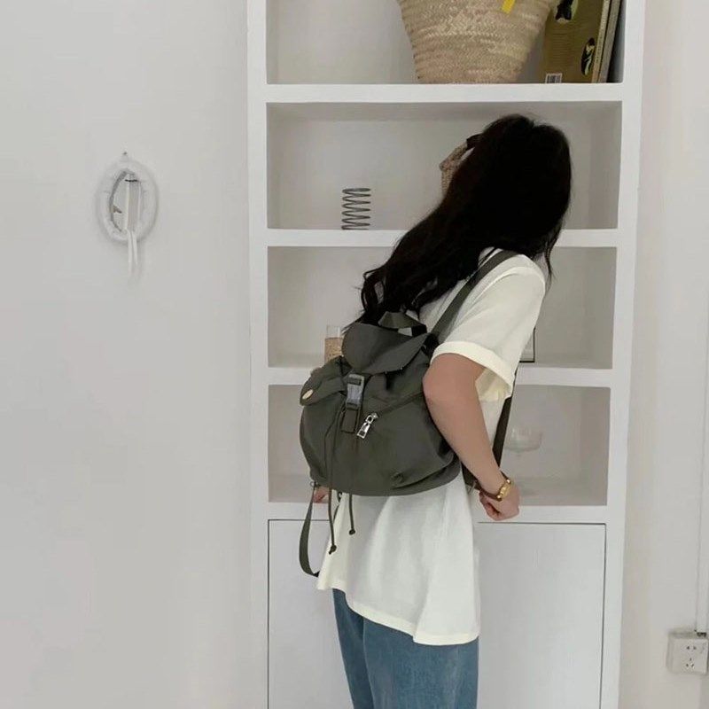 韩系小众机能风双肩包背包百搭休闲中性多口袋上课学生小背包书包,箱包皮具/热销女包/男包,通用款女包,淘宝优惠券,粉丝福利购,淘宝优惠卷