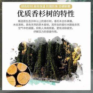 木质提水桶足浴中药桶小木桶桑拿温泉木提桶拎水桶木勺Z瓢影视道