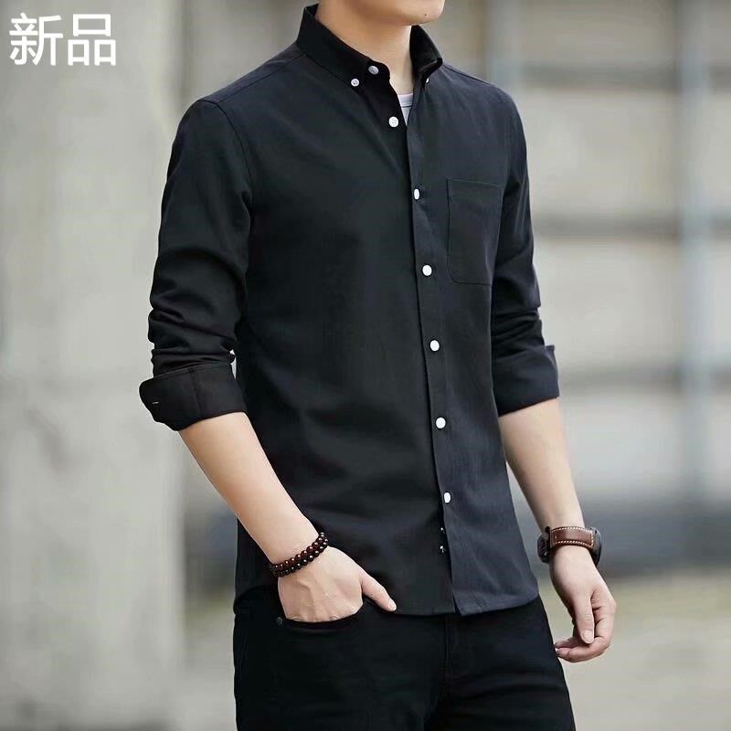 干活穿的衬衫男工地上班衣薄款服夏季休闲工作服衬衣长袖新品