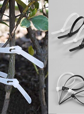 100pcs Reusable Nylon Cable Tie May Loose Slipknot Tie Reusa