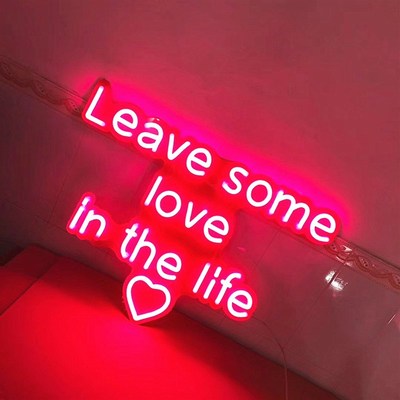 商场美陈装饰布置 leds霓虹灯发光字酒吧logo广告牌创意道具定制