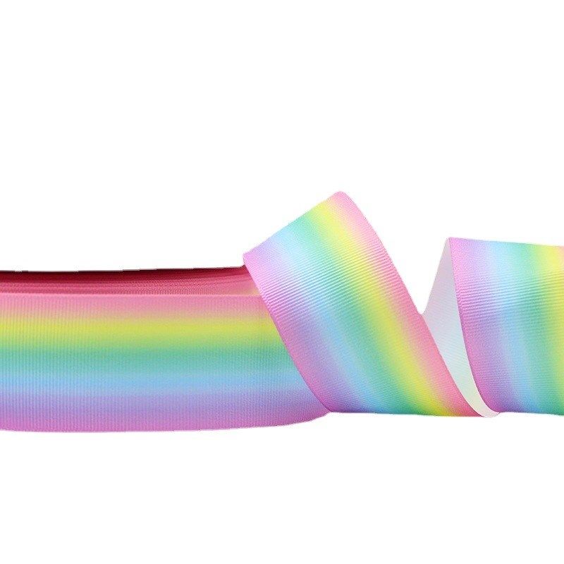 彩虹罗纹织带热转印渐变色diy蝴蝶结头饰礼盒包装Y辅料丝带,纺织面料/辅料/配套,织带/丝带/缎带,淘宝优惠券,粉丝福利购,淘宝优惠卷