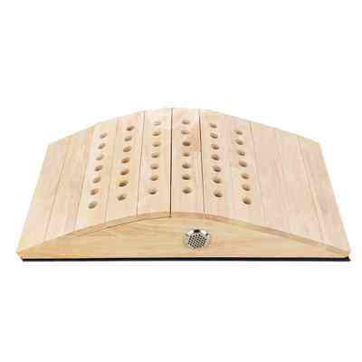 网红艾灸盒木制弧形多功能全身通用实木艾条箱温灸器腰腹足底家用
