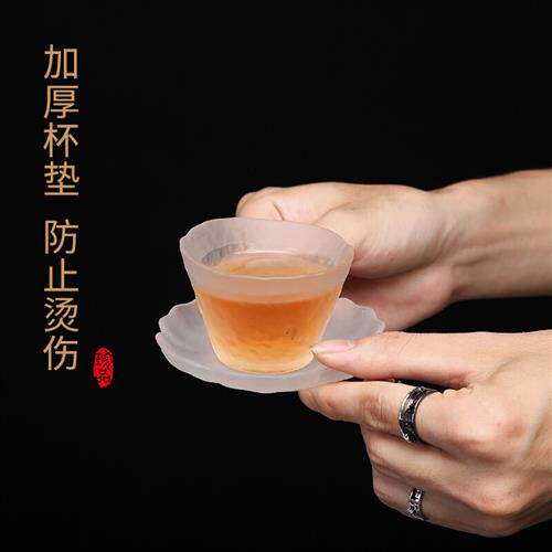 高档蕉夏琉璃茶杯个人男女专用主人杯单杯功夫茶具品茗古法杯 麟图片