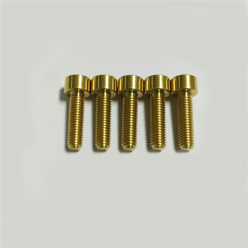 推荐Golden 2pcs M5 titanium alloy screw bolt Allen column he 五金/工具 螺柱 原图主图