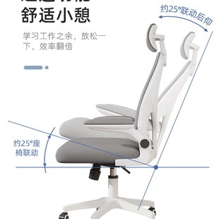 推荐 电脑椅家用舒适久坐宿舍办公座椅人体工学椅电竞升降转椅学习