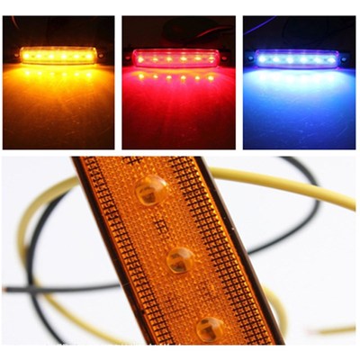 10Pcs Truck Trailer Side Marker Indicators light Car Signal