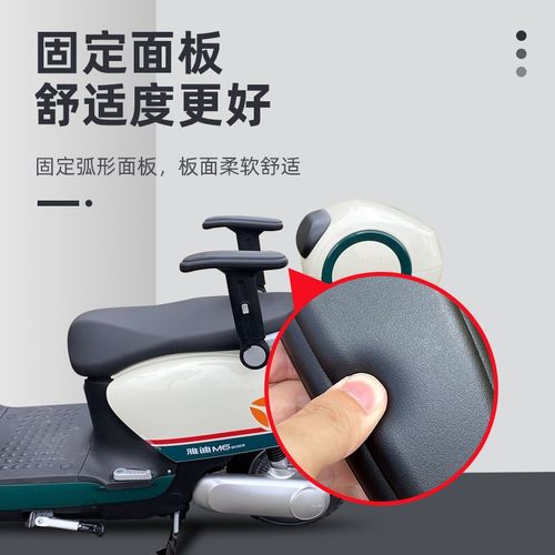 适用雅迪电动车M2/M5/M6/G3/G5/T5/i豆/E8S儿童后座升降折叠扶手