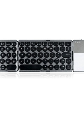 Wireless Three-Folding Bluetooth Keyboard Ultra-Thin Portabl