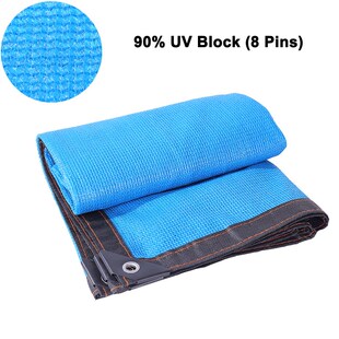 Green Blue Black Netting Mesh Sunblock Shade Cloth 80% 90% V