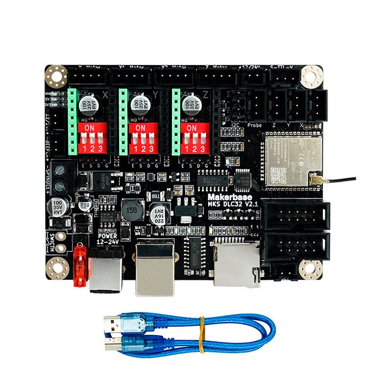 3d打印机主板MKS DLC32 脱机控制 3D2位ESP32 WIFI 桌面激光雕刻