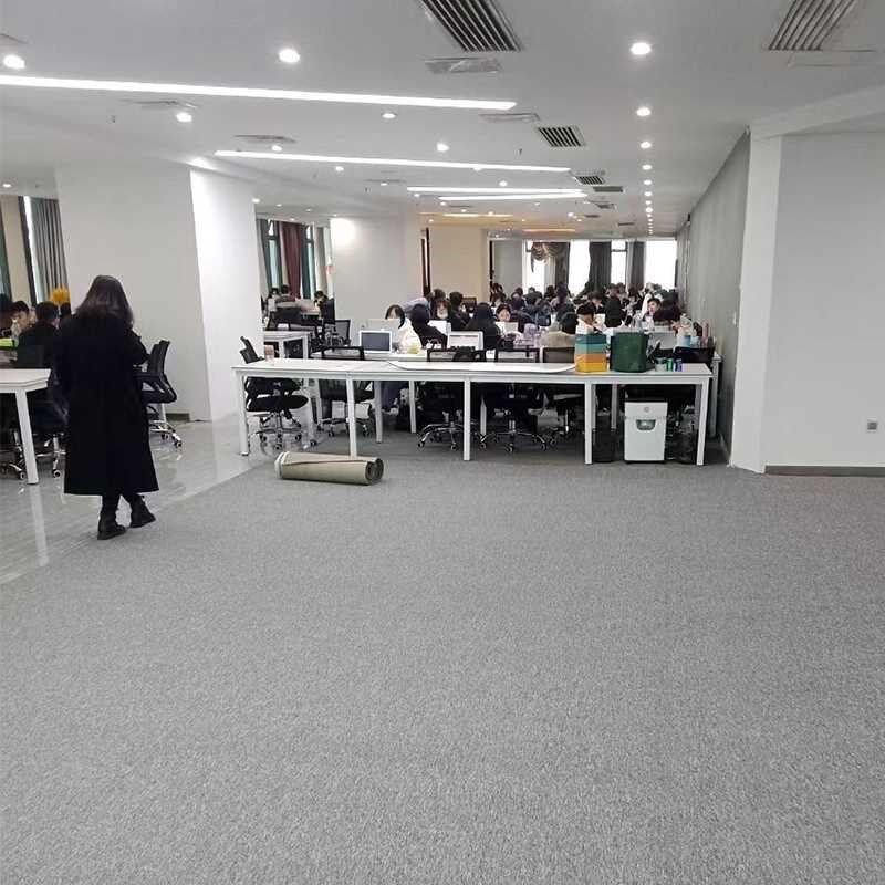9V7T灰色办公室地毯满铺商用酒店开业走廊长条地垫摄影棚拍照垫子