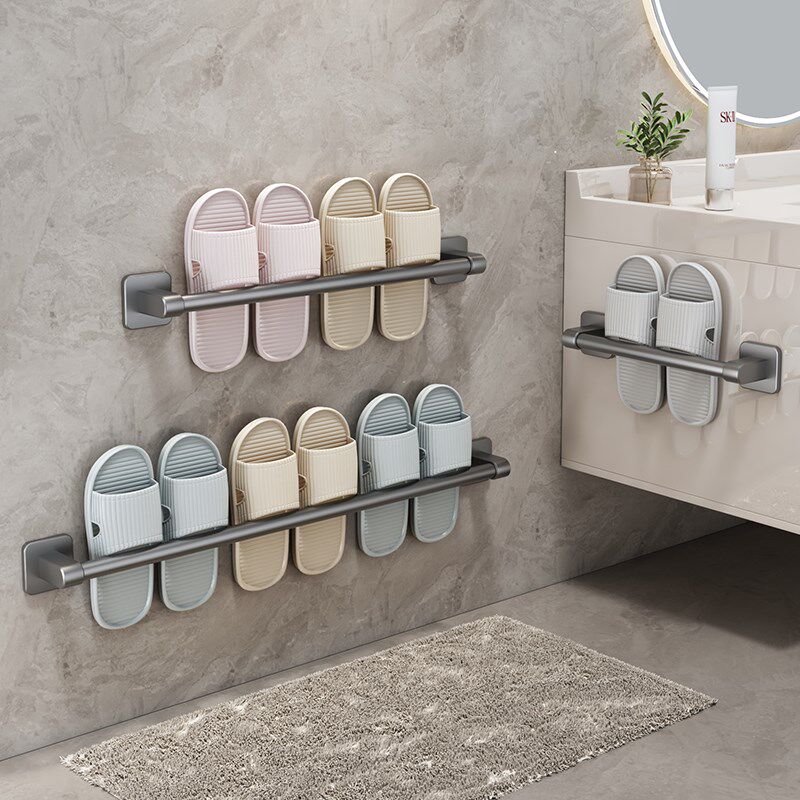 浴室拖鞋架免打孔卫生间置物架鞋子收纳神器厕所墙上壁挂沥水挂架,收纳整理,整理架/置物架/收纳架,淘宝优惠券,粉丝福利购,淘宝优惠卷