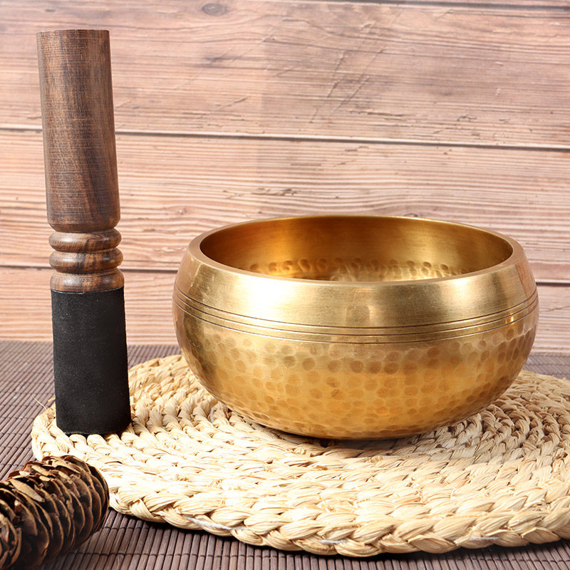 静新钵手工全套颂钵音疗瑜伽冥想禅修打坐采耳梵音佛音铜磬钵盂碗