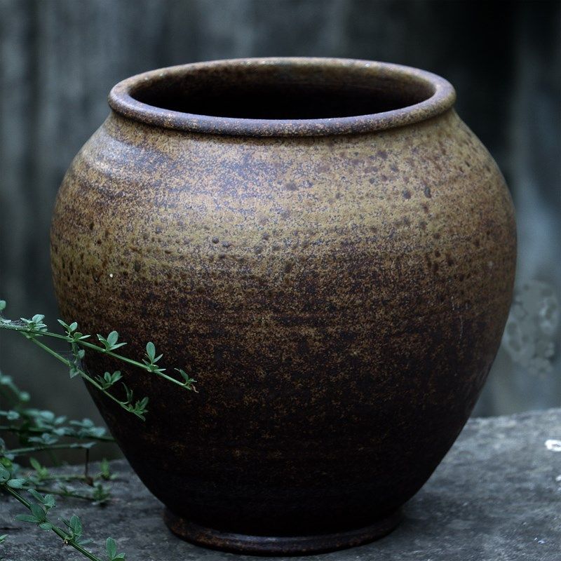 民宿酒店摆件旧坛子老物件粗陶罐流泉枫三角梅陶瓷花盆大号老桩盆,鲜花速递/花卉仿真/绿植园艺,花盆,淘宝优惠券,粉丝福利购,淘宝优惠卷