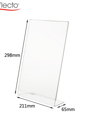 整箱十二件 迪多L型广告展示夹餐厅菜单牌会G议牌台牌 A4竖47401-