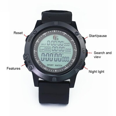 Soccer Referee Stop Watch Team Sports Stopwatch Wrist Water