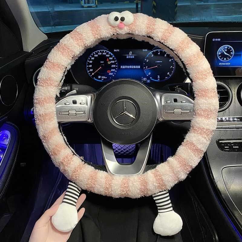汽车方向盘套女冬季士毛绒2024新款可爱车把套保护套冬天保暖新品,汽车用品/电子/清洗/改装,方向盘套,淘宝优惠券,粉丝福利购,淘宝优惠卷