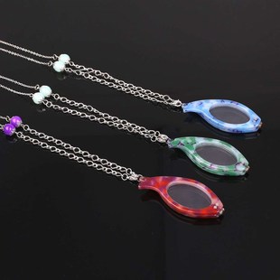 Camouflage Folding Reading Pendant 速发New Glasses Necklace