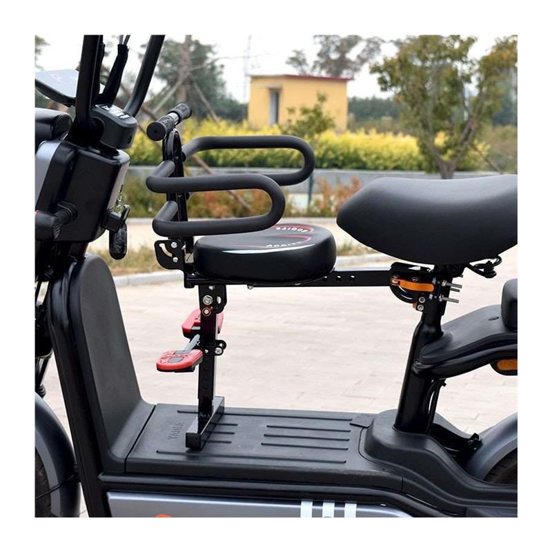 电瓶车前置儿童座椅可折叠踏板车小孩坐垫电动自行车宝宝婴儿坐椅