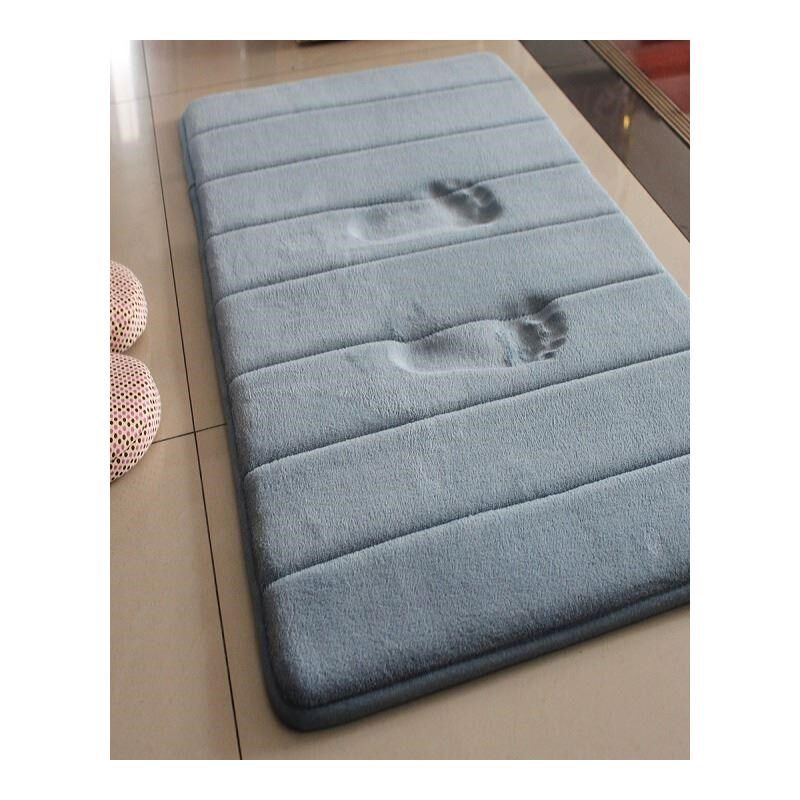 Water Absorption Rug Bath Mat Bathroom Carpet Shaggy Memory