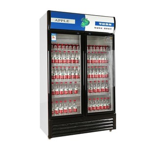 佰芯特啤酒柜冷藏柜展示柜立式 饮料柜保鲜柜商用单门双门冰柜现货