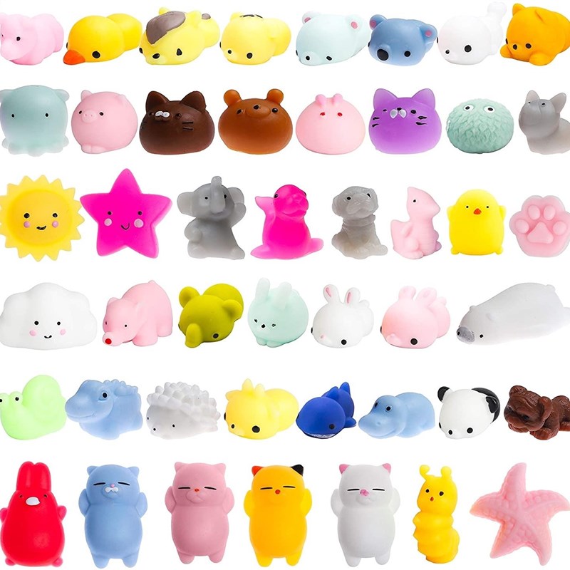 推荐60 Pcs Squishies Mochi Anima Squishy Toys for Kids Party