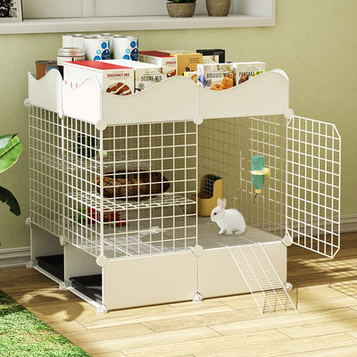 速发防喷尿兔笼家用室内专用自动清粪荷兰猪豚鼠宠物猫笼狗笼鸡笼