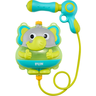 儿童背包水枪玩具抽拉式大容量喷水呲滋水网红打水T仗神器男孩女