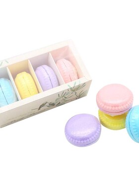 Bathing Bombs Macaron Cake Essential Oil Bubble Bath Salt Ba