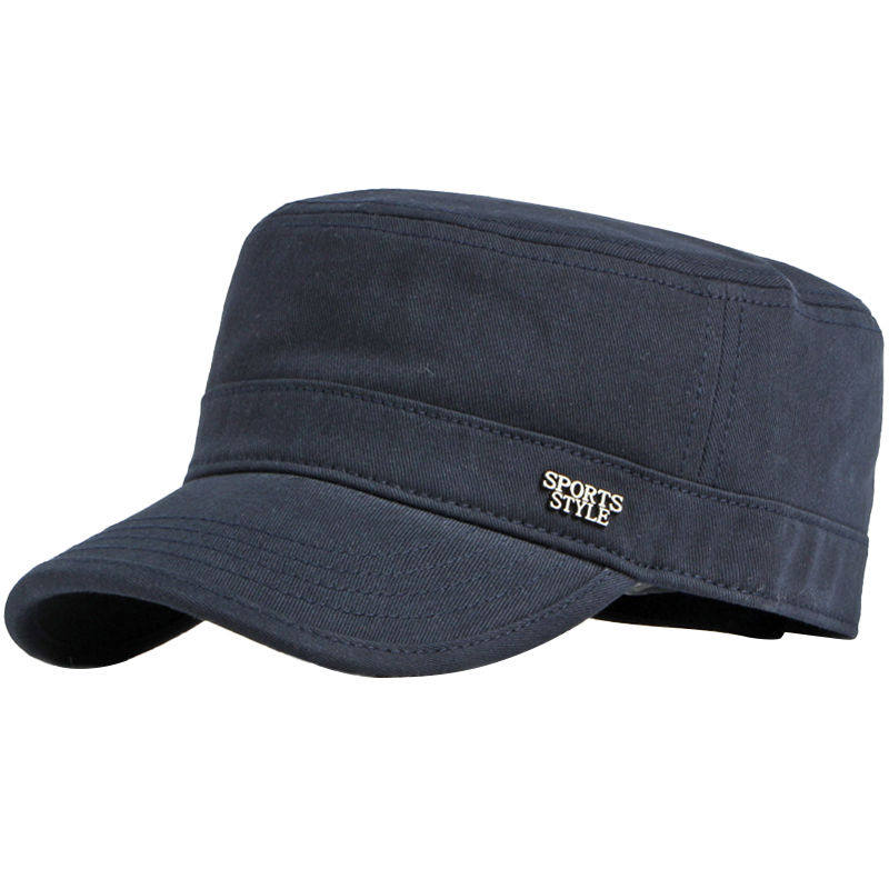 短帽簷男帽短詹鸭舌帽男春季旅游后封口全封闭男平顶帽Z子中年男