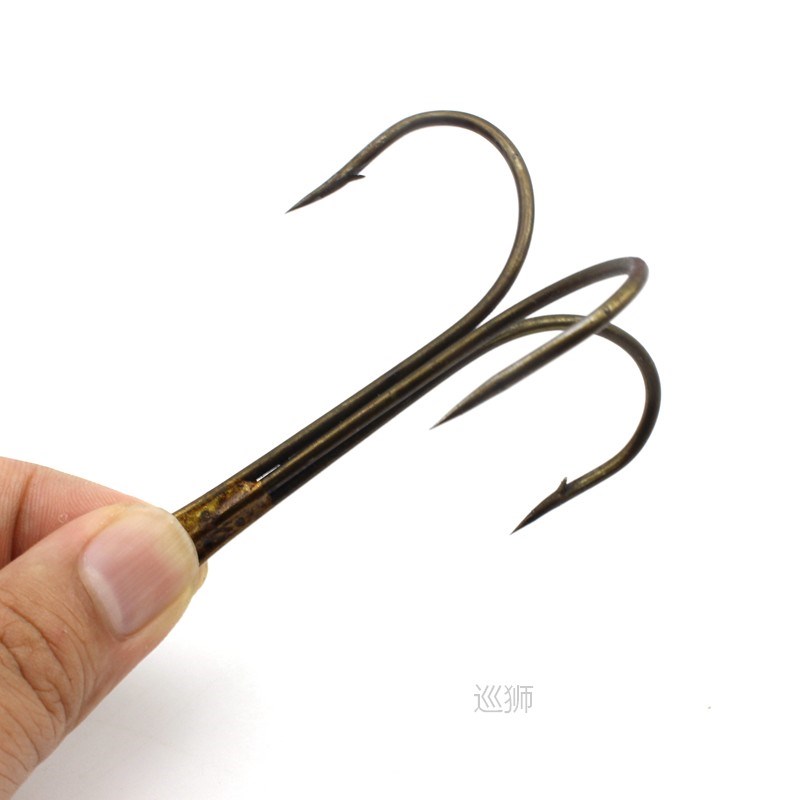 20pcs 12/0 14/0 model three anchors treble hook triple hook