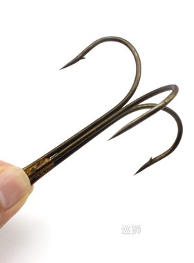 20pcs 12/0 14/0 model three anchors treble hook triple hook