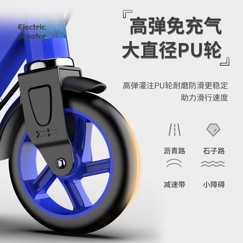 儿童滑板车6一12岁中大童10岁以上两轮男女小孩8专业可折叠带刹车