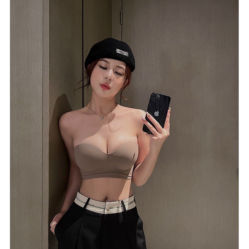 无肩带内衣女聚拢小胸显大防滑软支撑防下垂抹胸隐形裹胸文胸,女士内衣/男士内衣/家居服,文胸,淘宝优惠券,粉丝福利购,淘宝优惠卷