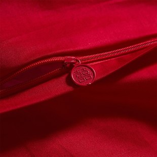 大红色结婚四件套婚庆婚嫁纯棉全棉床单被套喜被新婚高级床上用品