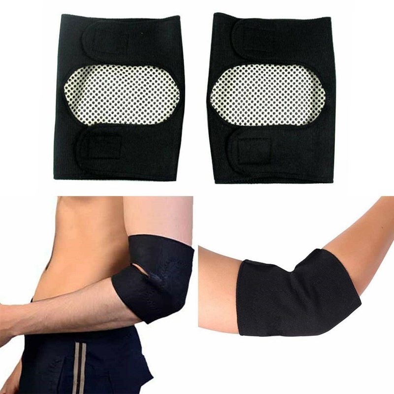 2pcs Tourmaline Self Heating Elbow Pads Magnetic Therapy Kn