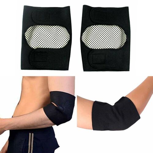 2pcs Tourmaline Self Heating Elbow Pads Magnetic Therapy Kn